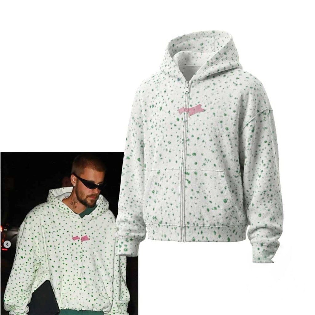 Justin Bieber In Soho New York City Zip Hoodie Justin Bieber Merch Best Gift For Fans - Merchluma