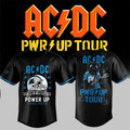 AC DC X Carolina Panthers Merch Power Up Tour 2026 Baseball Jersey ACDC Tour Merch Fan Gifts - Merchluma