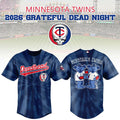 Minnesota Twins 2026 Grateful Dead Night Baseball Jersey MN Twins Merch Gift For Baseball Lover - Merchluma
