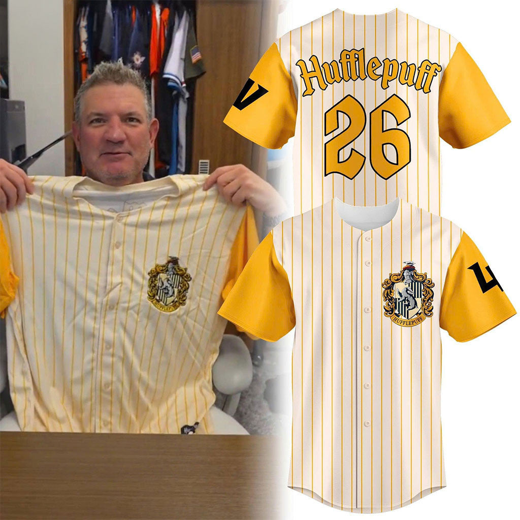 Las Vegas Aviators X Hufflepuff Harry Potter Night 2026 Baseball Jersey LV Aviators Merch - Merchluma