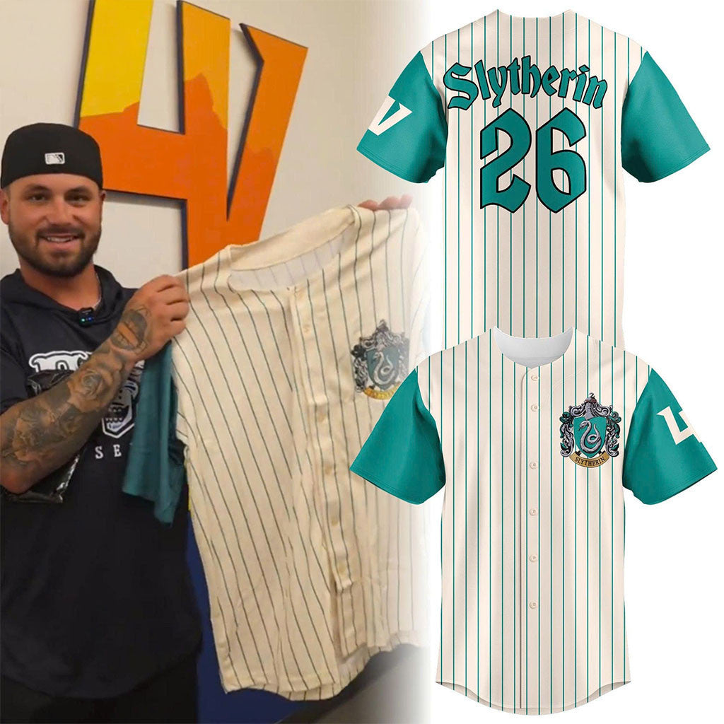 Las Vegas Aviators X Slytherin Harry Potter Night 2026 Baseball Jersey LV Aviators Merch Gifts - Merchluma