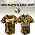 San Diego Padres 2026 Grateful Dead Night Baseball Jersey SD Padres Merch Baseball Fan Gifts - Merchluma