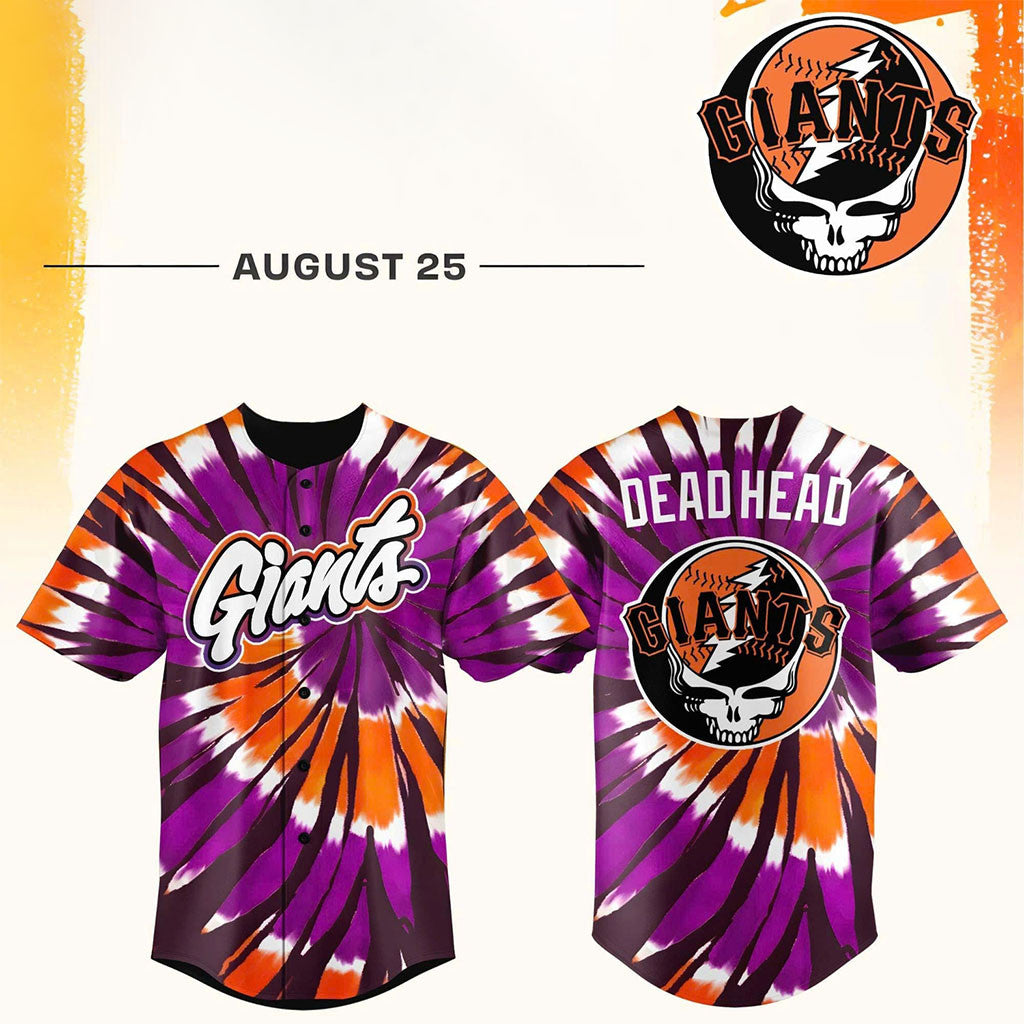San Francisco Giants Grateful Dead Night 2026 Baseball Jersey SF Giants Merch Gift For Husband - Merchluma