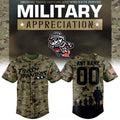 Personalized Rocket City Trash Pandas 2026 Military Appreciation Night Jersey Trash Pandas Merch - Merchluma