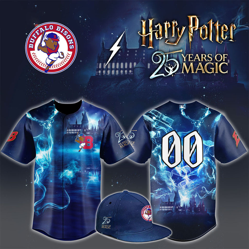 Personalized Buffalo Bisons Harry Potter Night Jersey 2026 Buffalo Bisons Merch Gift For Fans - Merchluma