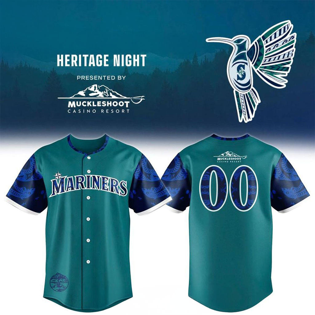 Personalized Seattle Mariners 2026 Native American Heritage Night Jersey Seattle Mariners Merch - Merchluma