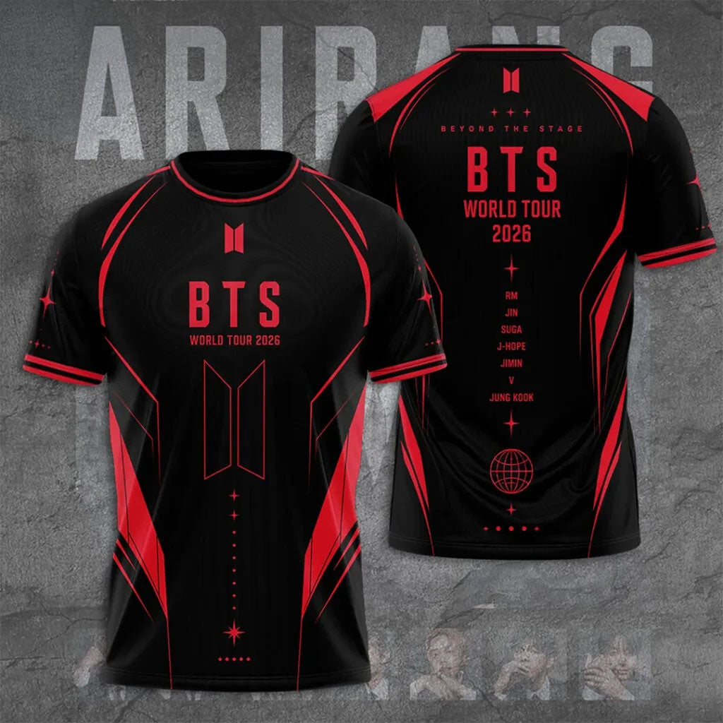 BTS World Tour 2026 Shirt Beyond The Stage T-Shirt BTS Merch Arirang Kpop Gear Gifts For Fans - Merchluma