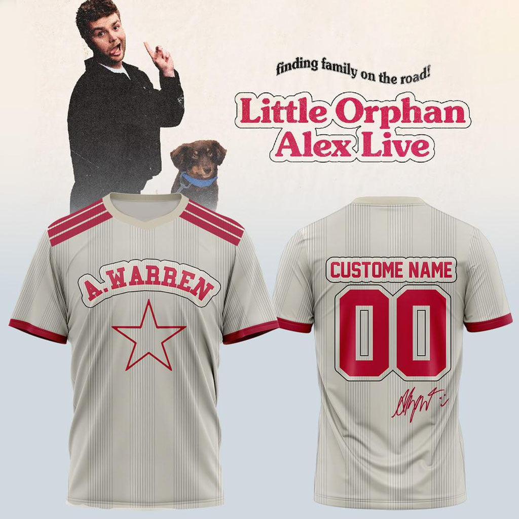 Personalized Alex Warren Merch Finding Family On The Road Tour 2026 T-Shirt Best Gift For Fans - Merchluma