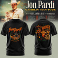 Jon Pardi Merch Gamblin Man Tour 2026 T-Shirt Jon Pardi Concert Merch Gift For Country Fans - Merchluma
