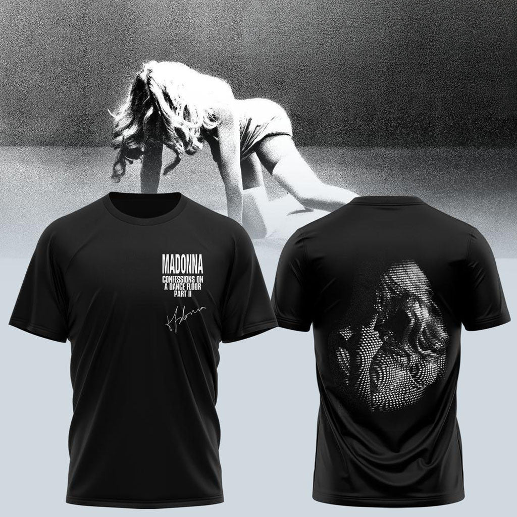 Madonna Confessions II Album T-Shirt A Dance Floor Signed Shrit Madonna Merch Gift For Fans - Merchluma