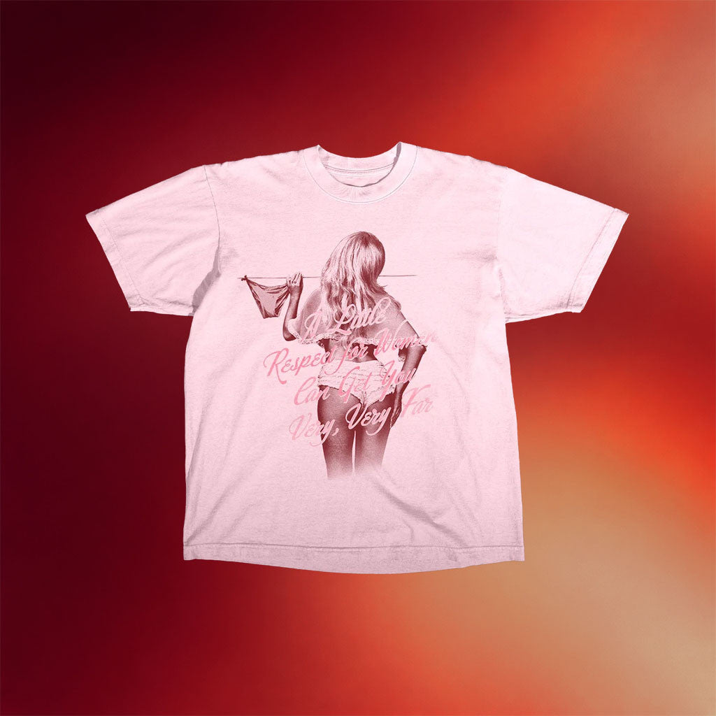 Sabrina Carpenter Merch 2026 A Little Respect For Women T-Shirt Best Gifts For Sisters - Merchluma