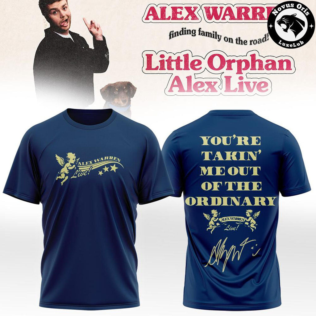Alex Warren Finding Family On The Road Tour 2026 Shirt Alex Warren Live Merch Fan Gifts - Merchluma