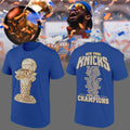 New York Knicks 2026 Champions T-Shirt Gold Trophy Shirt NY Knicks Merch Gift For Fans - Merchluma