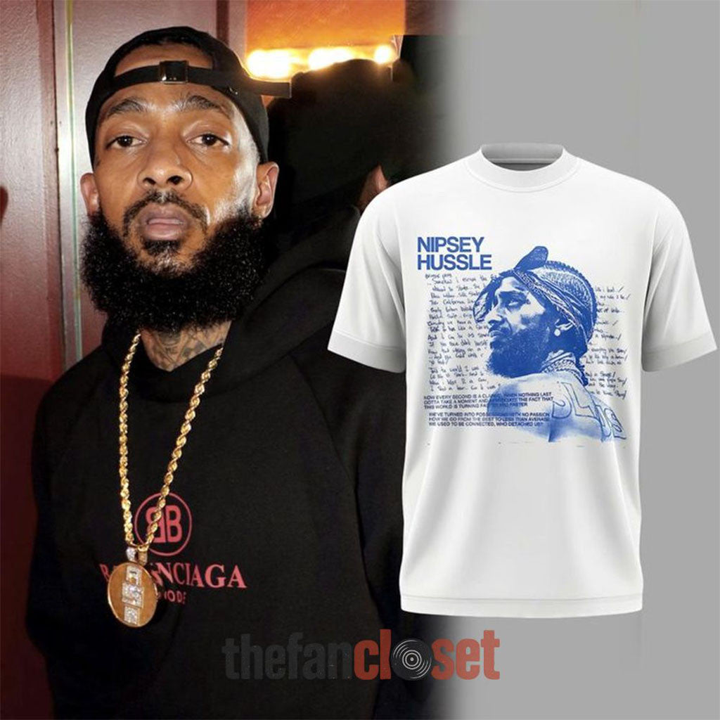 Nipsey Hussle Prolific T-Shirt White Nipsey Hussle Merch Gift Ideas For Husband - Merchluma