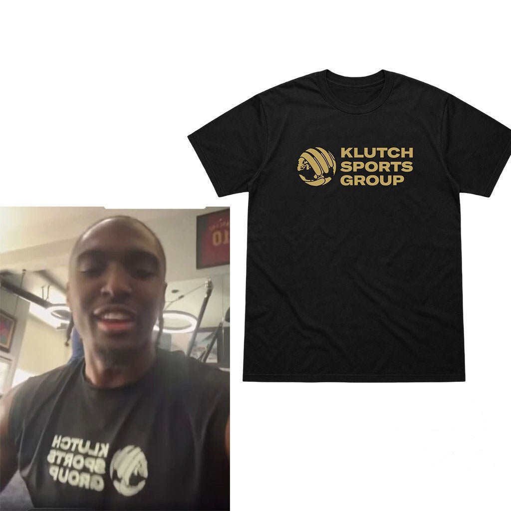 Tyrese Maxey Klutch Sports Group Gold Logo Shirt Tyrese Maxey Merch Gift For Husband - Merchluma