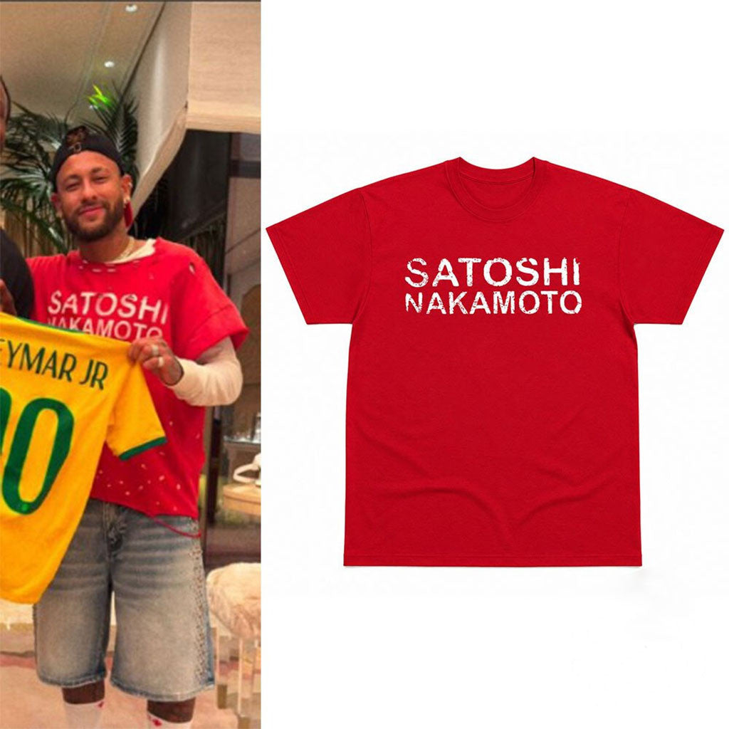 Neymar Jr Satoshi Nakamoto Bitcoin Shirt Neymar Jr Merch Special Gift For Brothers - Merchluma