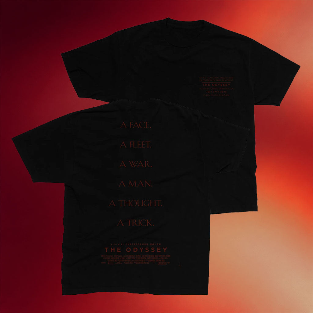 Travis Scott Merch 2026 Cactus Jack X The Odyssey X Imax Bard T-Shirt Black Him Gifts - Merchluma