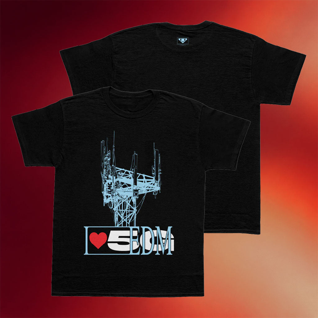 Ninajirachi Merch 2026 Cell Tower T-Shirt Black EDM Merch Best Gift For DJ Fans - Merchluma