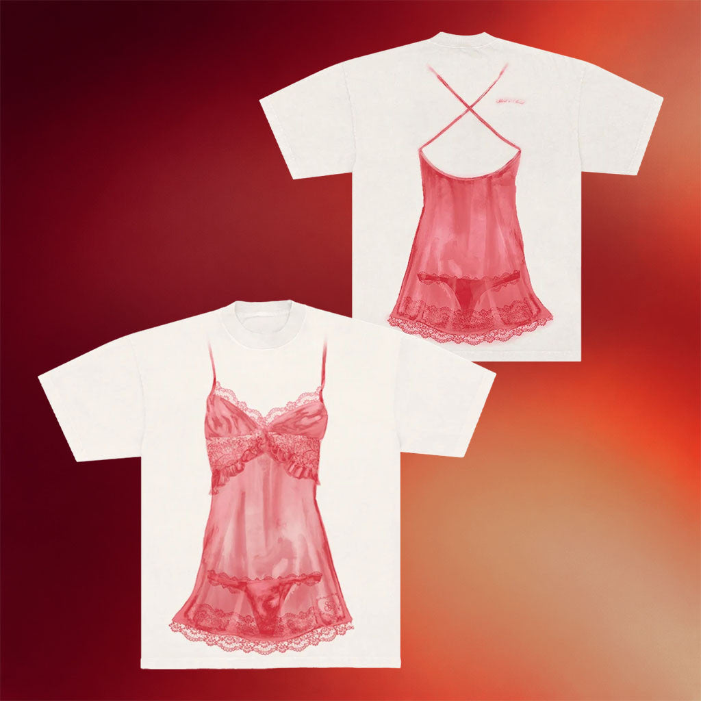 Sabrina Carpenter Merch 2026 Red Lingerie T-Shirt Sabrina Carpenter Shirt Gift For Fans - Merchluma