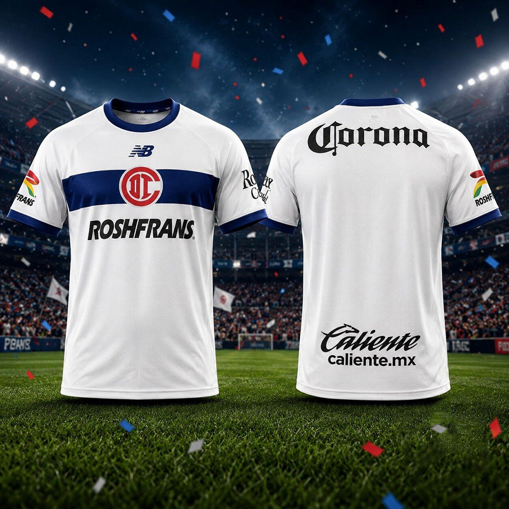 Toluca FC 2026 27 Away Kit Jersey Toluca FC Merch Birthday Ideas For Boyfriend - Merchluma