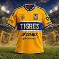 Tigres UANL 2026 27 Home Kit Soccer Jersey Tigres UANL Merch Best Gifts For Boyfriend - Merchluma