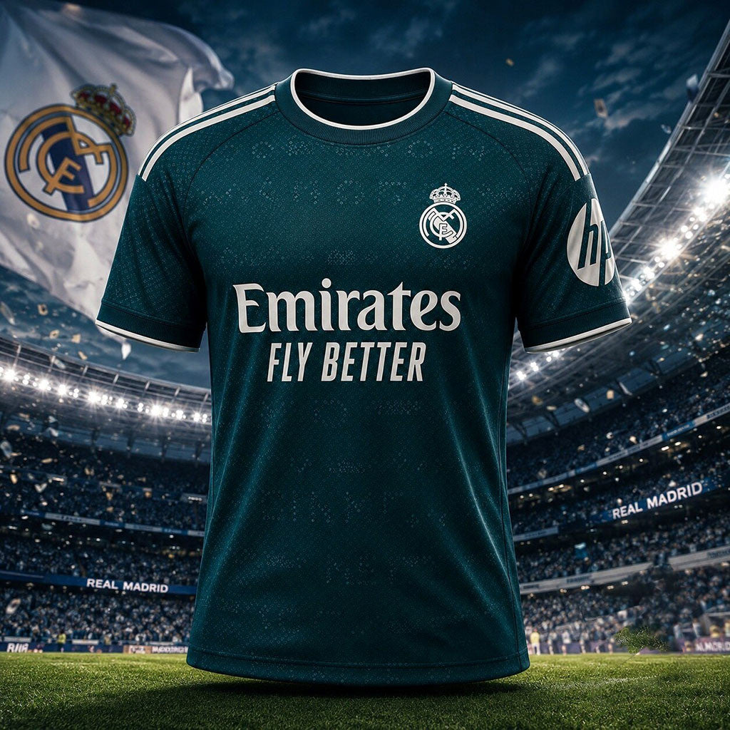 Real Madrid 2026 27 Away Jersey Real Madrid Merch Soccer Fan Apparel Gift For Brothers - Merchluma