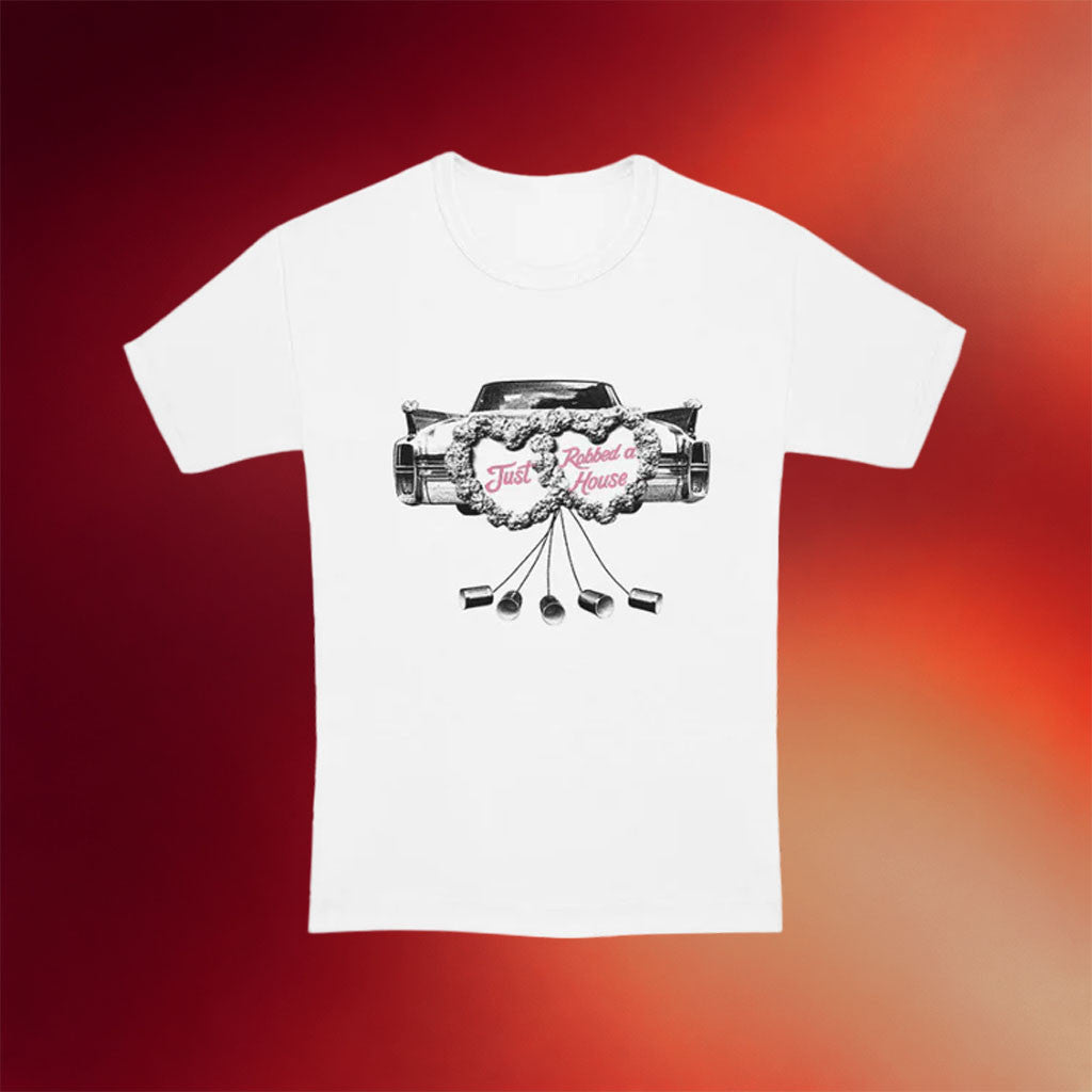 Sabrina Carpenter Merch 2026 Just Robbed A House Baby Tee Birthday Gift Ideas For Her - Merchluma