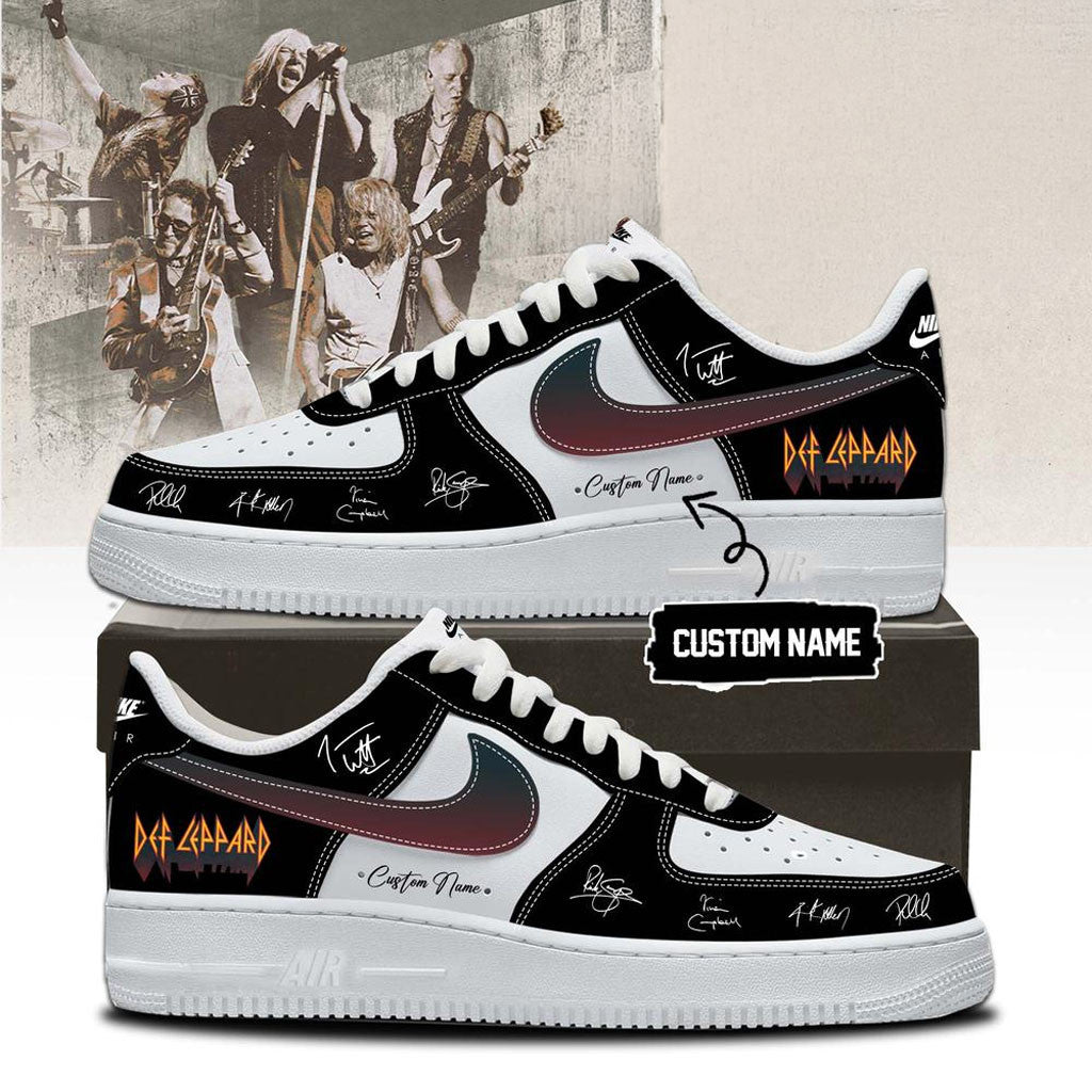 Personalized Def Leppard Live 2026 Tour Shoes Sneakers Def Leppard Merch Gift For Rock Band Fan - Merchluma