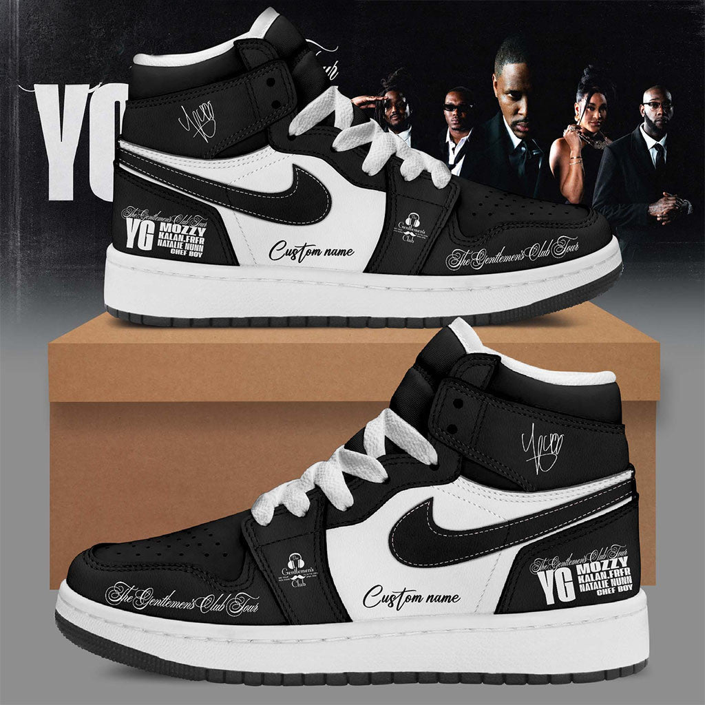 Personalized YG The Gentlemen's Club Tour 2026 Sneakers YG Merch Gift For Rap Music Fans - Merchluma