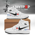 Custom Robbie Williams Merch Britpop World Tour 2026 Sneakers Music Related Gifts For Guys - Merchluma