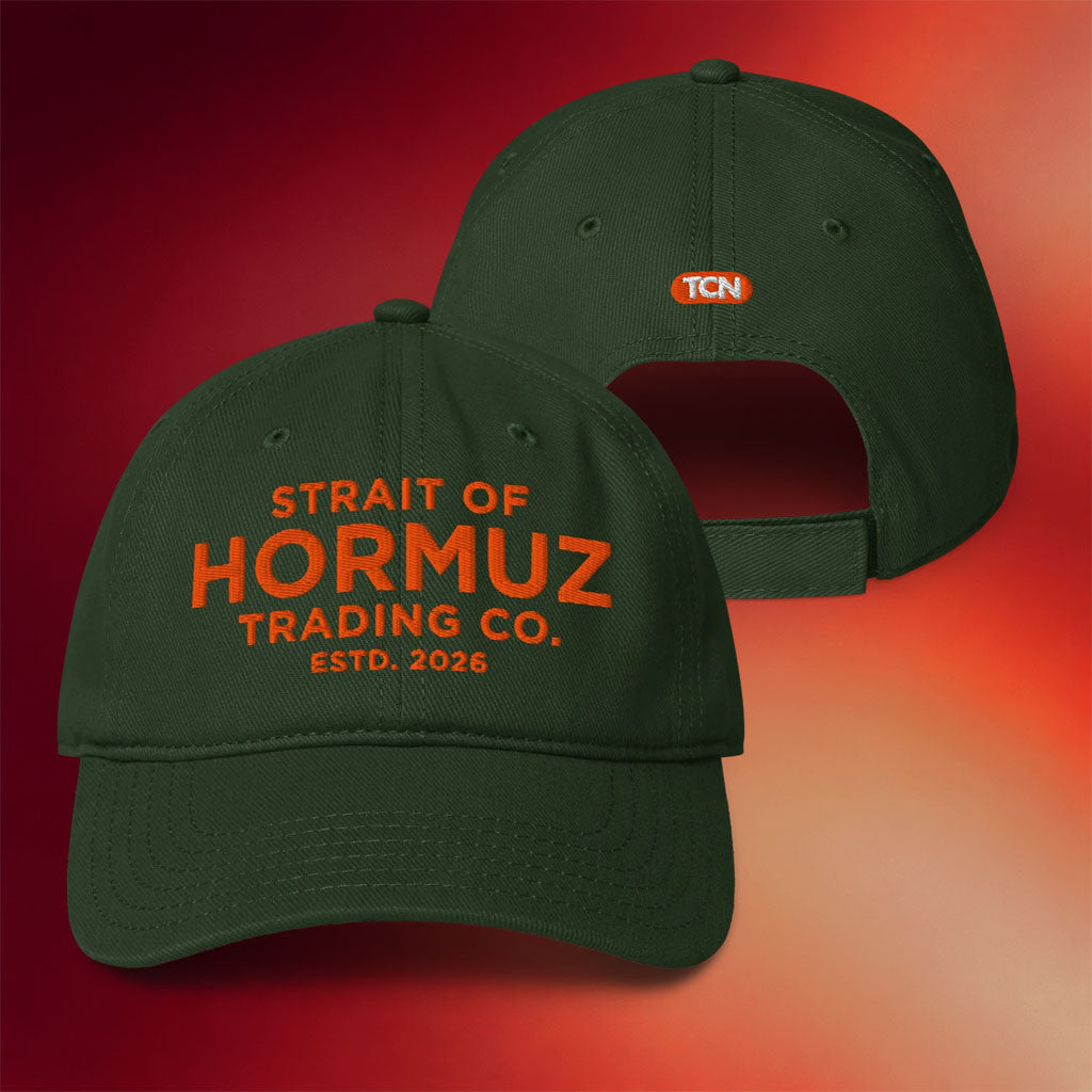 Tucker Carlson Merch 2026 Strait Of Hormuz Trading Co Hat Embroidered Political Gifts - Merchluma