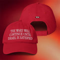 Tucker Carlson Merch 2026 Wars Will Continue Embroidered Hat Red Political Hat Activist Gifts - Merchluma