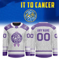 Personalized Roanoke Rail Yard Dawgs Stick It To Cancer Night 2026 Hockey Jersey Fan Merch - Merchluma