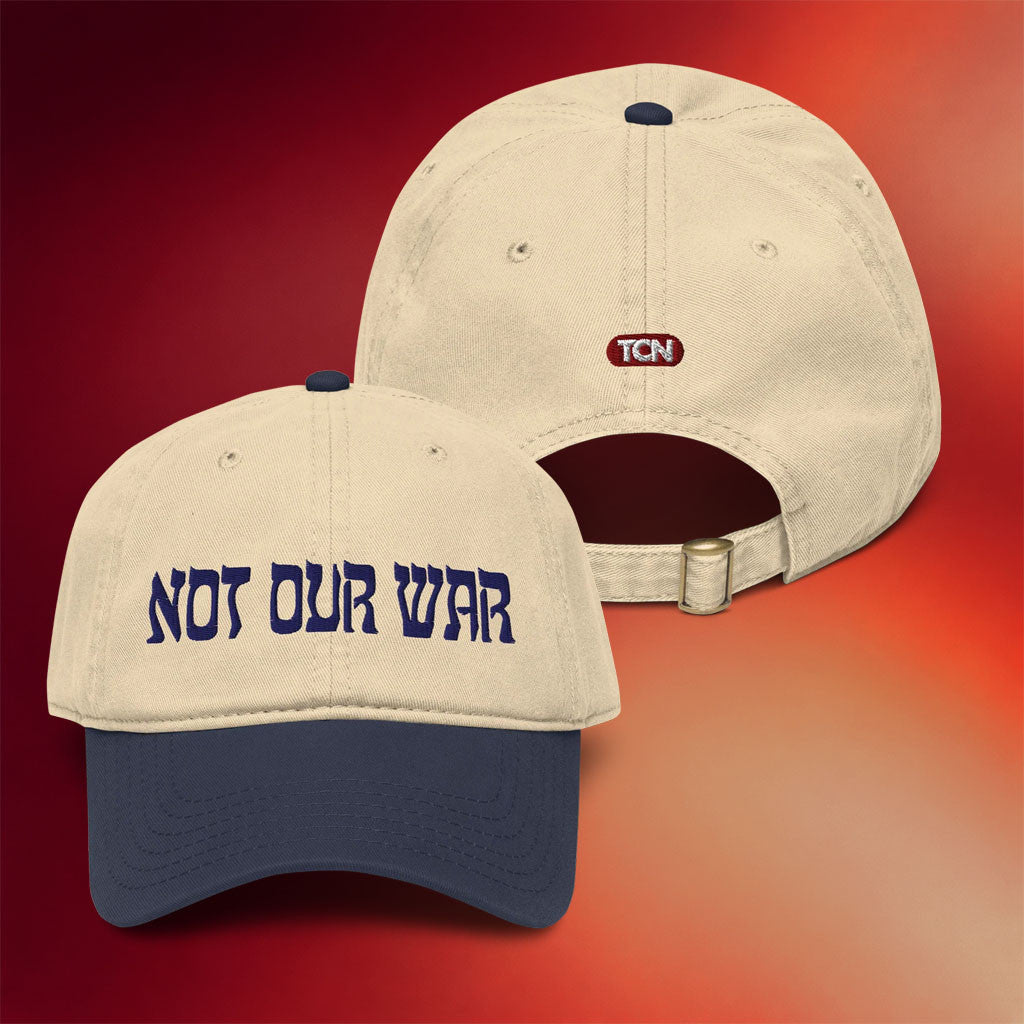 Tucker Carlson Merch 2026 Not Our War Vintage Hat Embroidered Political Merch Gift Ideas - Merchluma