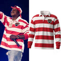 Jadakiss At Jay Z Concert Dog Head Striped Long Sleeve Polo Shirt Jadakiss Merch Brother Gifts - Merchluma