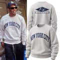 Jay Z At The 40 40 Fanatics Event Sweatshirt New York City Crewneck Jay Z Merch Brother Gifts - Merchluma