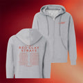 Red Clay Strays Merch 2026 Grateful Tour Zip Hoodie Best Gift For Rock Music Lovers - Merchluma