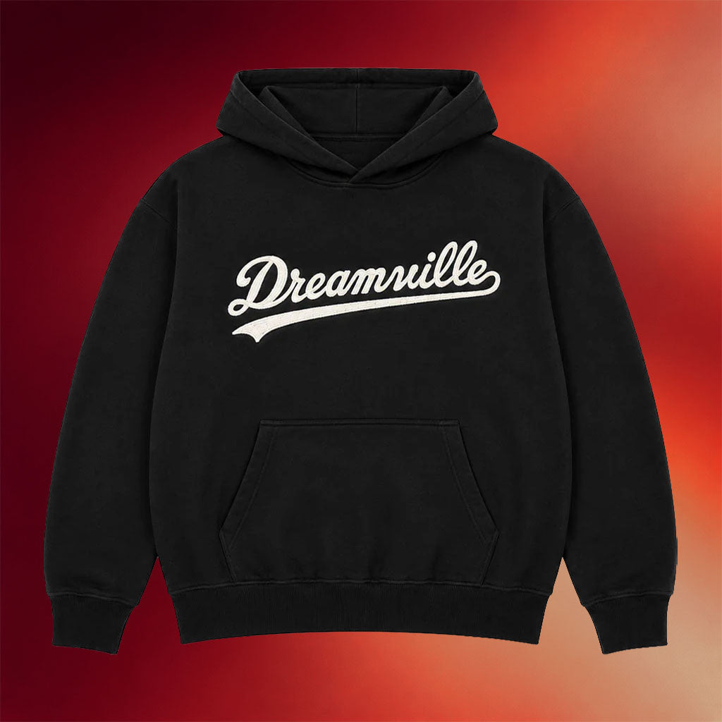 Dreamville Merch 2026 Dreamville Worldwide Hoodie Black Gift Ideas For Husband - Merchluma