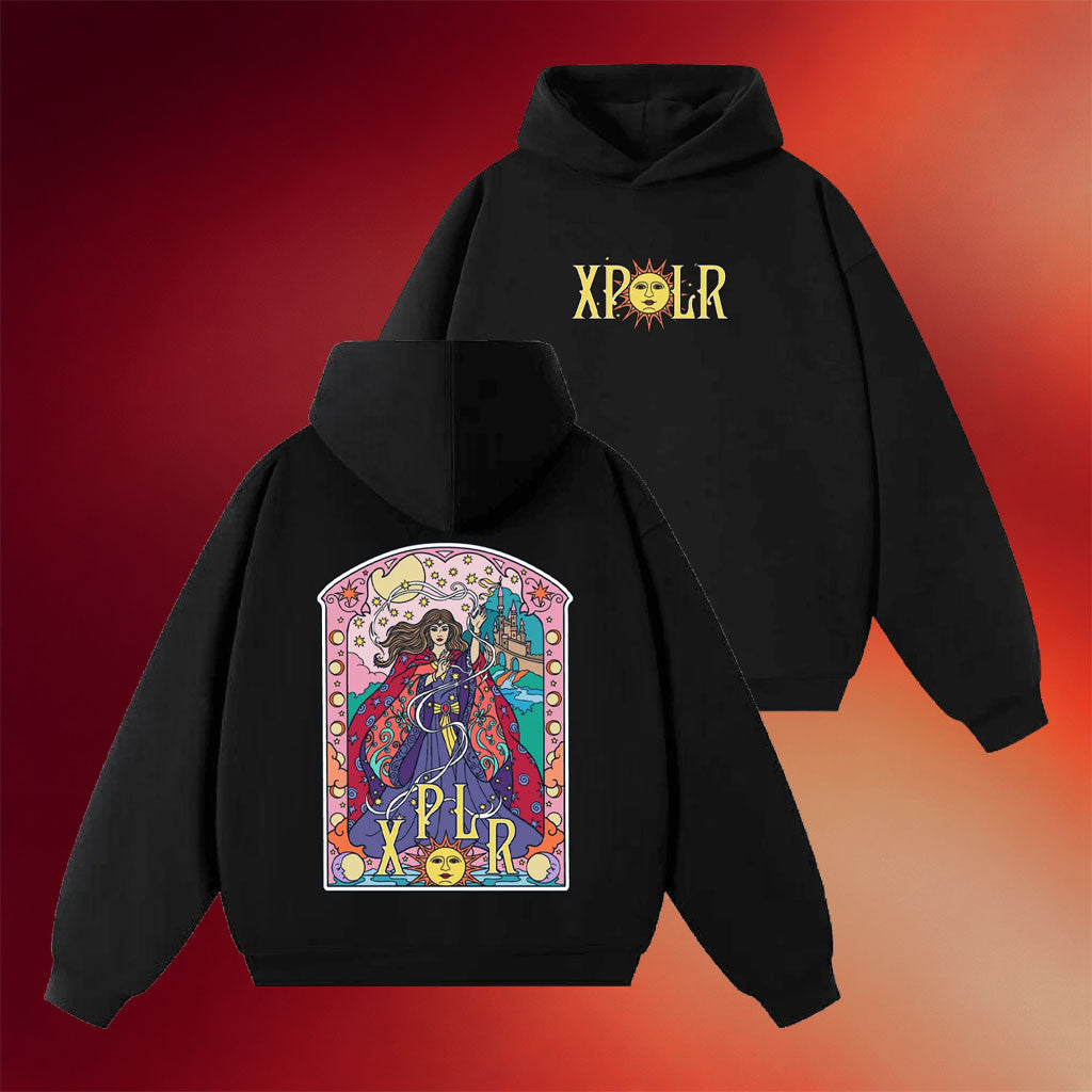 XPLR Merch 2026 Tarot Hoodie Black Sam And Colby Hoodie Gift Ideas For BFF - Merchluma