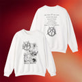 Slayr Merch 2026 Slayer Monochrome Hell Awaits Oil Sweatshirt White Gifts For Rap Lovers - Merchluma