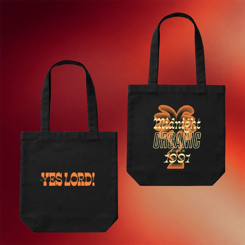 Larry June Merch 2026 Larry June X Midnight Organic Tote Bag Gifts For Rapper Fan - Merchluma