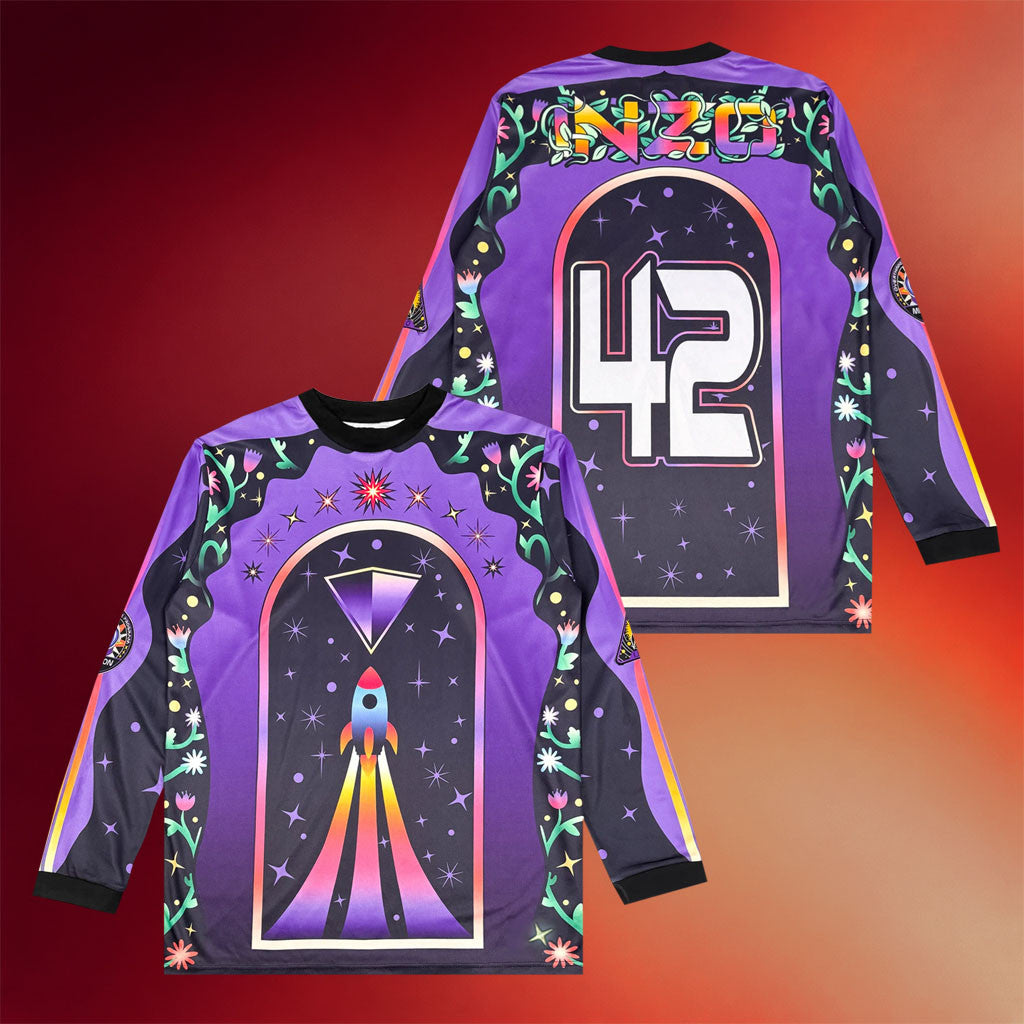 Inzo Merch 2026 Mission 42 Jersey Purple INZO Apparel Gifts For Music Fans - Merchluma
