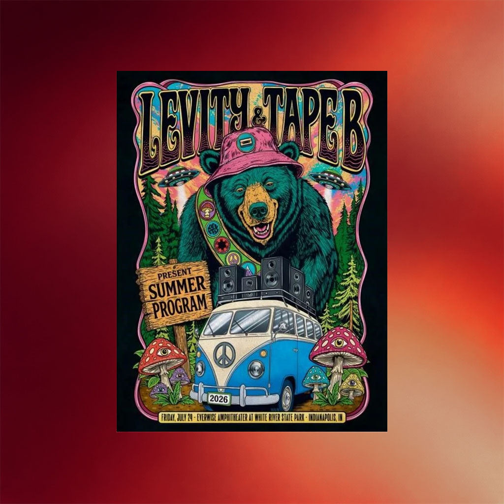 Levity Merch Levity And Tabeb July 24 2026 In Indianapolis IN Poster Wall Art Decor - Merchluma