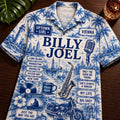 Billy Strings Tropical Blue Hawaiian Shirt Billy Strings Merch Gift Ideas For Him - Merchluma
