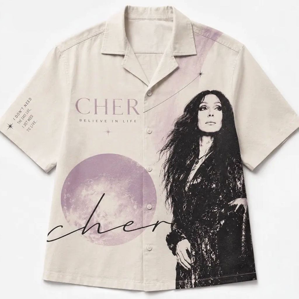 Cher Believe In Life Hawaiian Shirt Cher Merch Summer Gifts For Music Fans - Merchluma