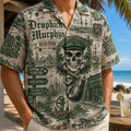 Dropkick Murphys Tropical Vibes Hawaiian Shirt Dropkick Murphys Merch Presents For Music Lovers - Merchluma