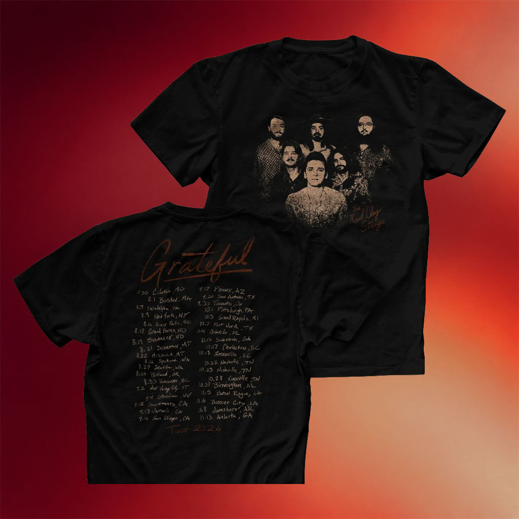 Red Clay Strays Merch 2026 Grateful Photo Tour T-Shirt Gift For Rock Music Lovers - Merchluma