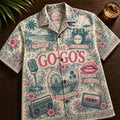 The Go-Go's 80s Pop Rock Retro Hawaiian Shirt The Go-Go's Merch Gifts For Rock Fan - Merchluma