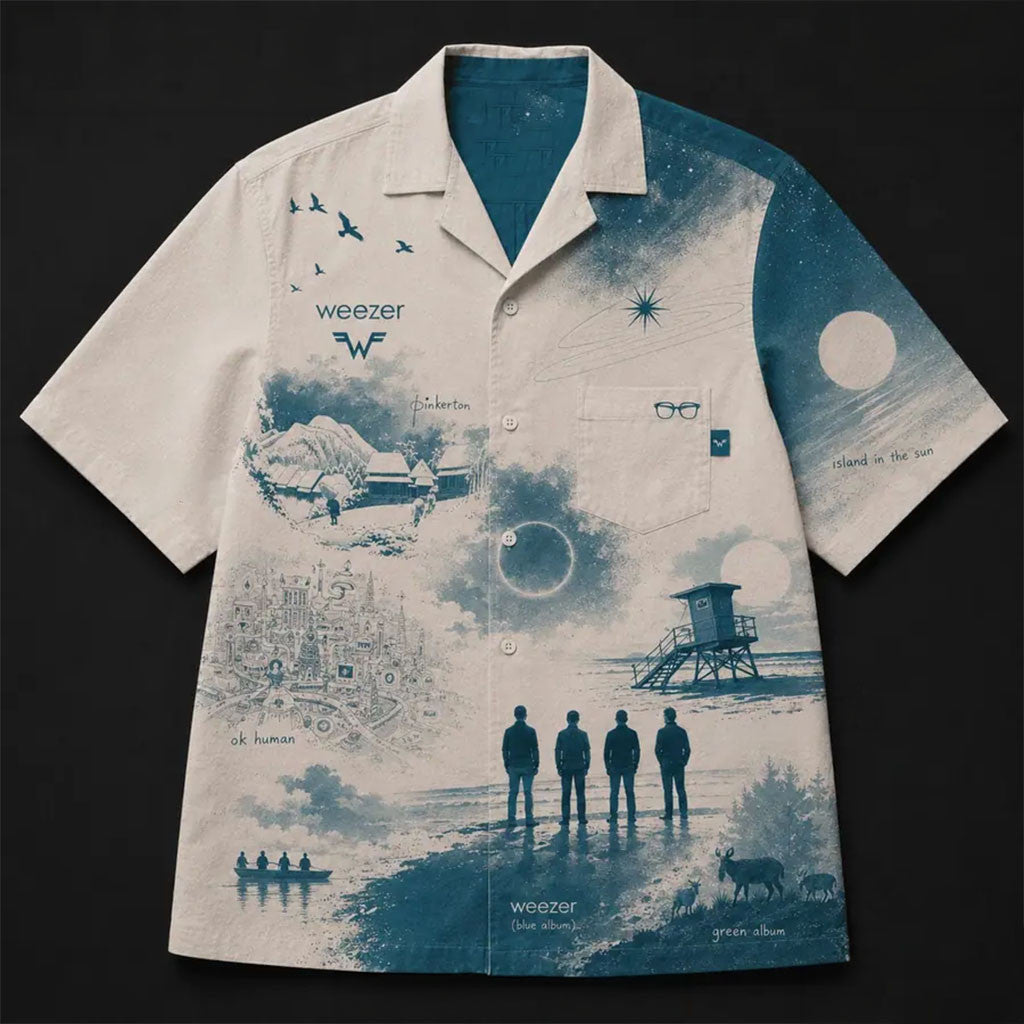 Weezer Rock Classic Hawaiian Shirt Weezer Merch Best Gifts For Rock Fans - Merchluma