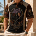 Black Sabbath Trick Or Shriek Polo Shirt Black Sabbath Merch Halloween Ideas For Gifts - Merchluma